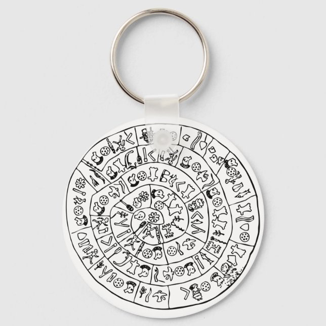 Porte-clés Phaistos disk (Recto)