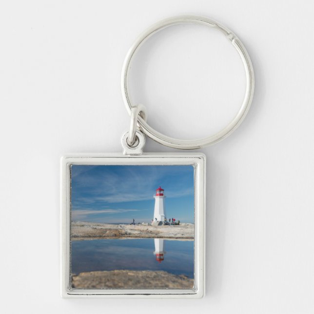 Porte-clés Phare | Canada de la crique de Peggy (Devant)