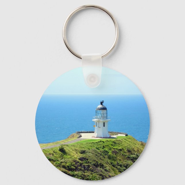 Porte-clés Phare de Cape Reinga, Nouvelle-Zélande (Recto)