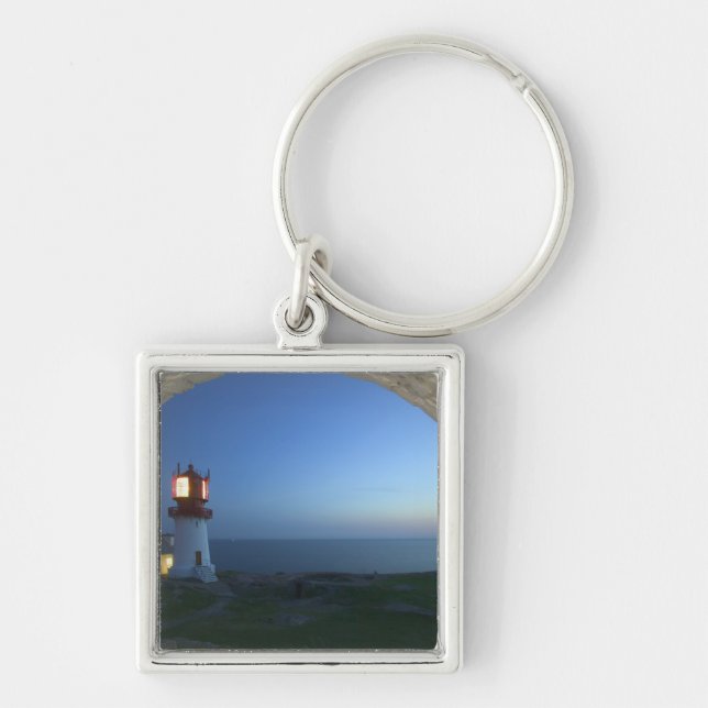Porte-clés phare de Lindesnes, point le plus méridional de la (Devant)