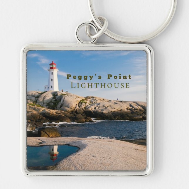 Porte-clés Phare de Peggys Point Canada atlantique (Devant)