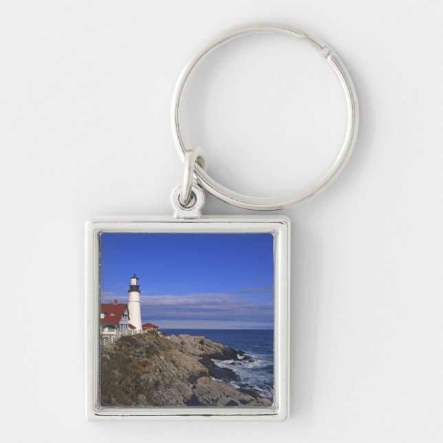 Porte-clés Phare de Portland Head Light Maine (Devant)