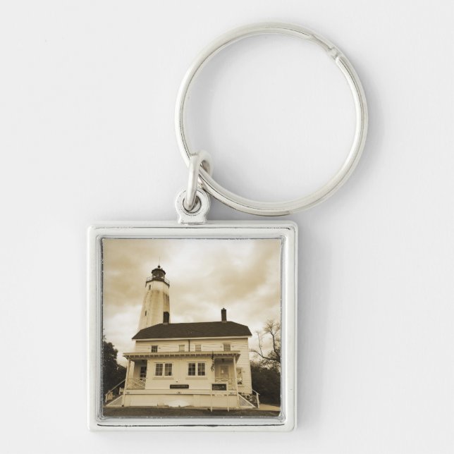 Porte-clés Phare de Sandy Hook (Devant)