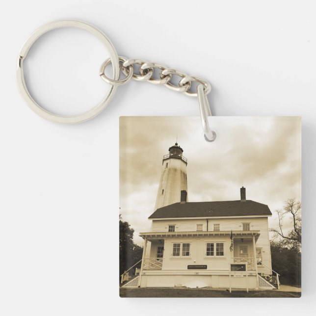 Porte-clés Phare de Sandy Hook (Devant)