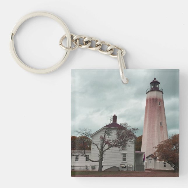 Porte-clés Phare de Sandy Hook (Devant)