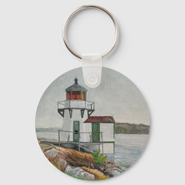 Porte-clés Phare de Squirrel Point (Recto)