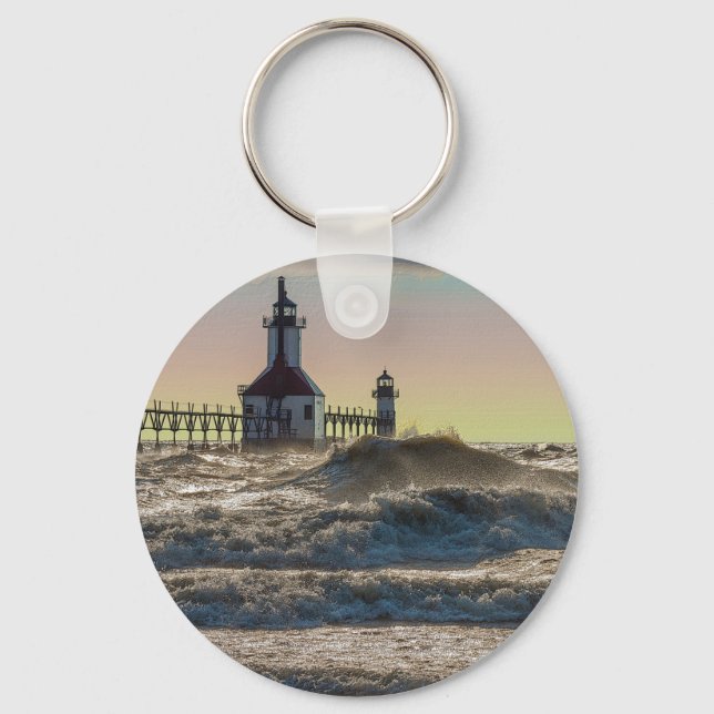 Porte-clés Phare de St Joseph Impressionniste (Recto)