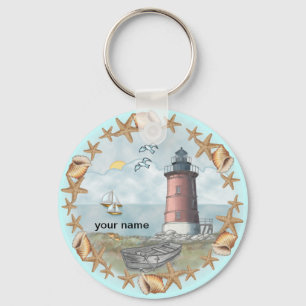Porte-clés phare Delaware Shells