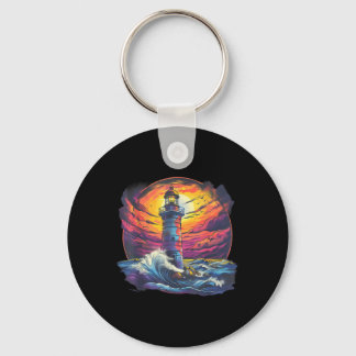 Porte-clés Phare Voile Mer Plage Bateau Maison Bord de Mer