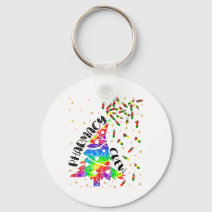 Porte-clés Pharmacie Christmas Crew Funny Xmas Pharmacist Cad