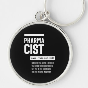 Porte-clés Pharmacien Définition Drôle Cadeau Classique