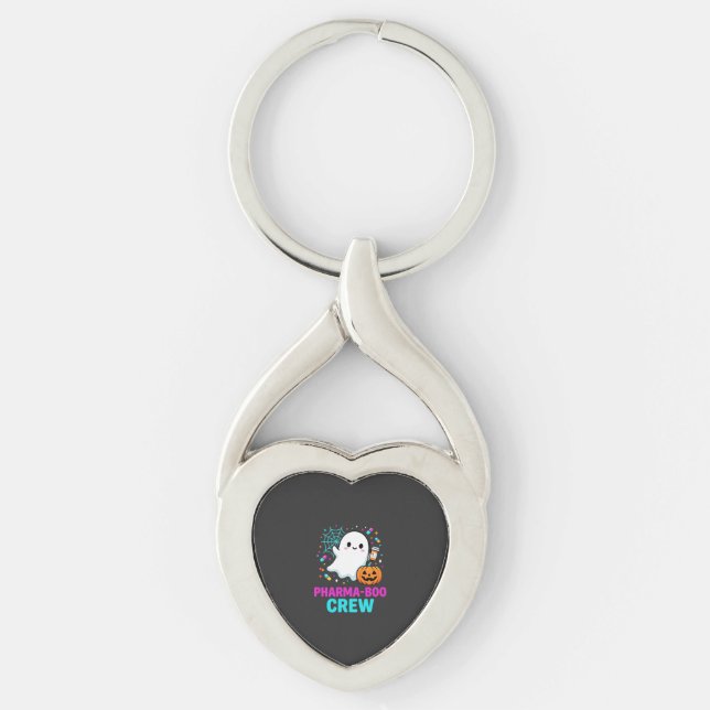 Porte-clés Pharmacien Halloween Pharma-Boo Crew Conception de (Devant)