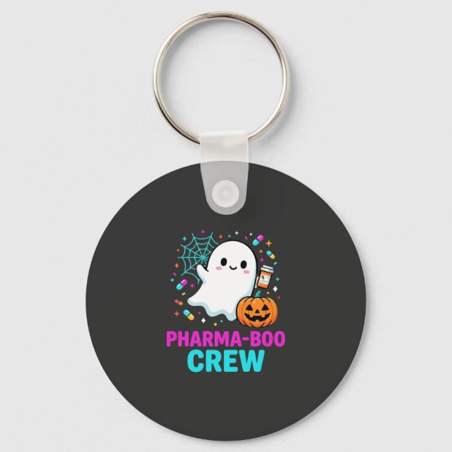 Porte-clés Pharmacien Halloween Pharma-Boo Crew Conception de (Recto)