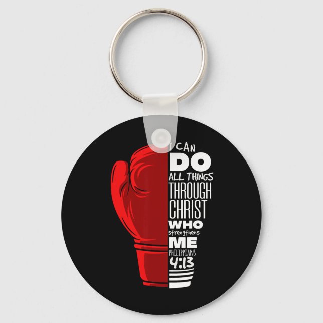 Porte-clés Philippiens 413 Religious Boxing Funny Christian B (Recto)