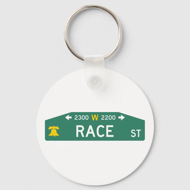 Porte-clés Philly Street Sign Poker Chip: For YOUR Address!  (Recto)