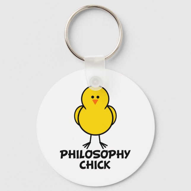 Porte-clés Philosophie Chick (Recto)