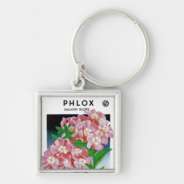 Porte-clés Phlox Saumon Glory (Devant)