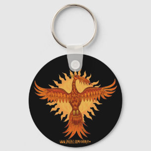 Porte-clés Phoenix cool d'oiseau feu design porte - clé
