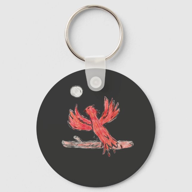 Porte-clés Phoenix rouge (Recto)