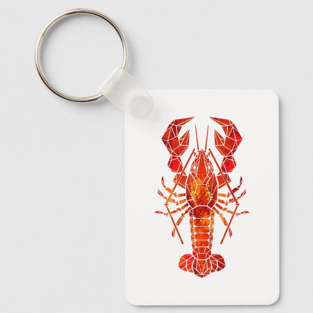 Porte-clés Phomard polygonal rouge (Recto)