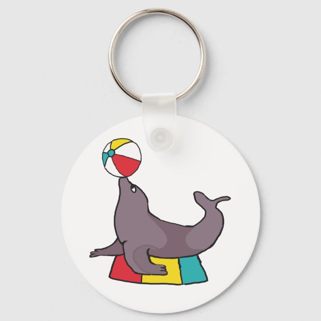 Porte-clés Phoque de cirque (Recto)