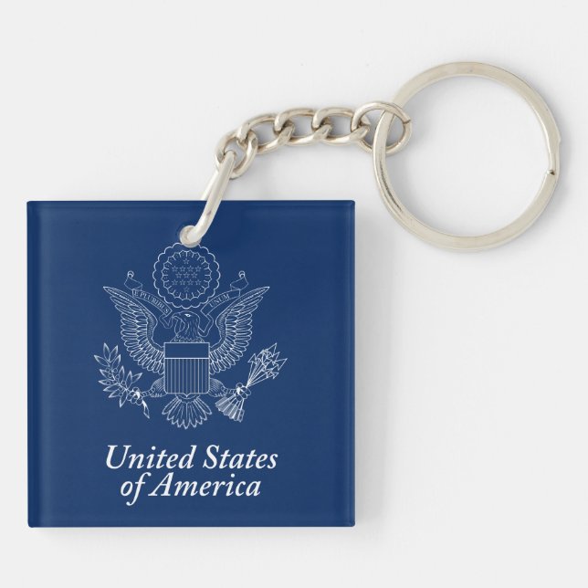 Porte-clés Phoque des États-Unis (Dos)