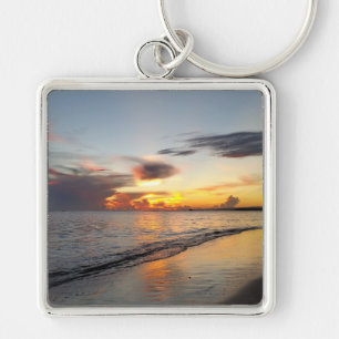 Porte-clés photo 109 Coucher de soleil sur la plage