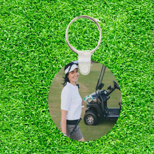 Porte-clés Photo Cadeau d'anniversaire pour un golfeur Extrao