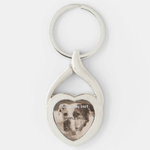 Porte-clés Photo commémorative d'animal familier fait sur