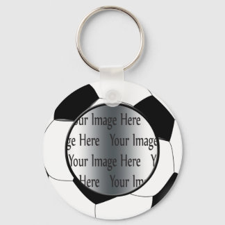 Porte-clés photo de balle de football