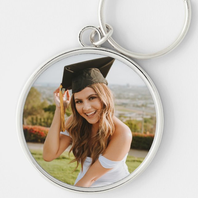 Porte-clés Photo de diplômé personnalisée (Devant)
