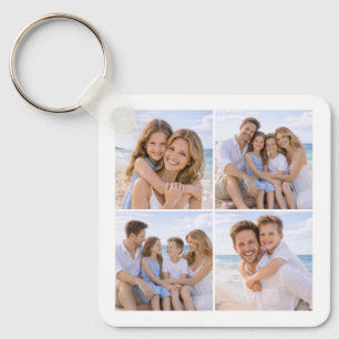 Porte-clés Photo de famille personnalisée