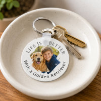 Photo de Golden Retriever La vie est meilleure