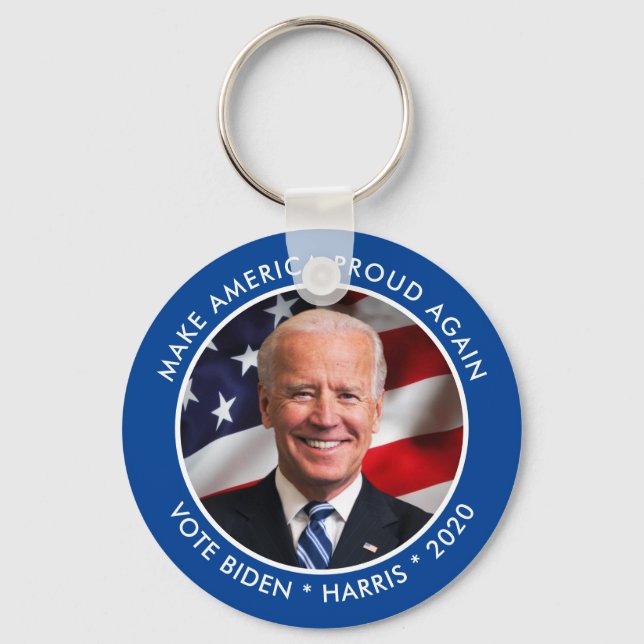 Porte-clés Photo de Joe Biden 2020 Collectible Keepsaké (Recto)
