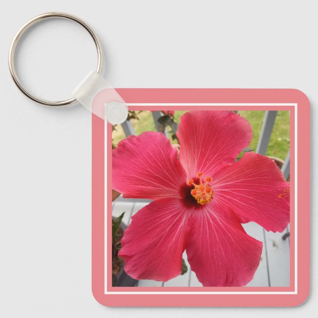 Porte-clés Photo de la chanson rose de la Bible Salomon Verse (Recto)