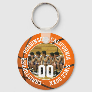 Porte-clés Photo de l'équipe de basket-ball
