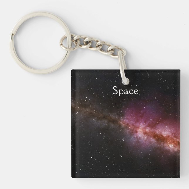 Porte-clés photo de l'univers (Devant)