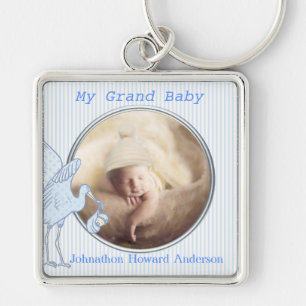 Porte-clés photo de mon petit-fils bébé
