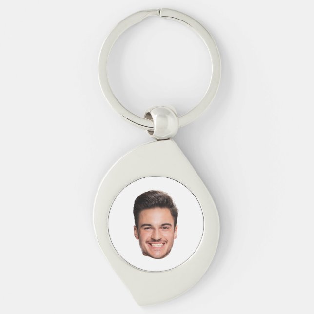 Porte-clés Photo de visage personnalisée (Devant)