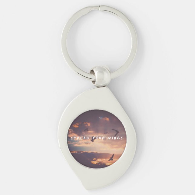 Porte-clés Photo des ailes étalées (Devant)