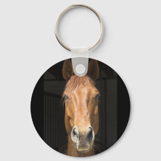 Porte-clés Photo du visage du cheval