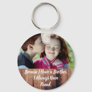 Porte-clés photo et texte personnalisé, Cadeau pou