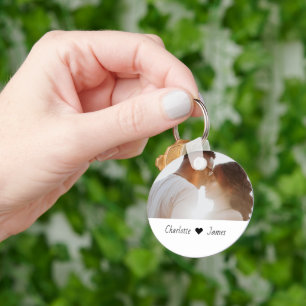 Porte-clés Photo Et Texte Personnalisés