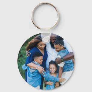 Porte-clés Photo Famille de photos à deux faces