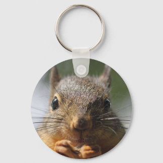 Porte-clés Photo mignonne d'écureuil souriant