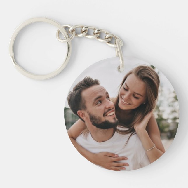 Porte-clés photo personnalisé (Devant)