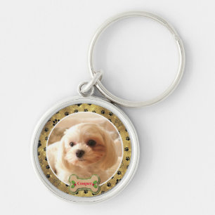 Porte-clés photo personnalisé Chien - Design Empre