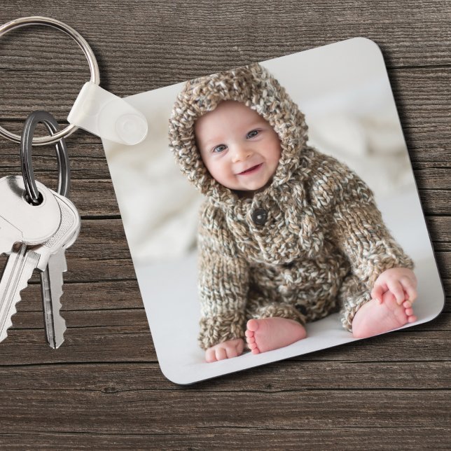 Porte-clés Photo personnalisée de garde de bébé nouveau-né (Create Your Own Keepsake Photo keychain)