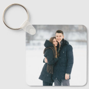 Porte-clés Photo personnalisée de Keepsaké Couple