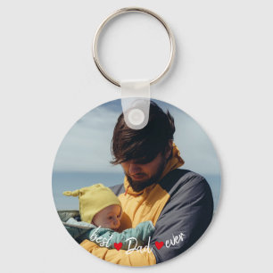 Porte-clés Photo personnalisée de meilleur père